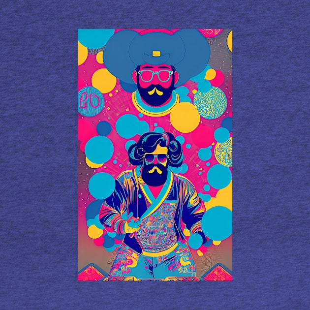 Retro 70s Man by ArtBeatsGallery